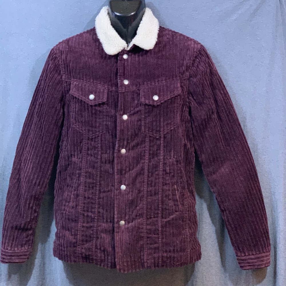 Nudie Jeans Lenny plum coat.